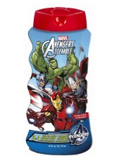 Marvel Avengers Assemble 2 In 1 Bubble Bath E Shampoo Bimbi - 475 Ml