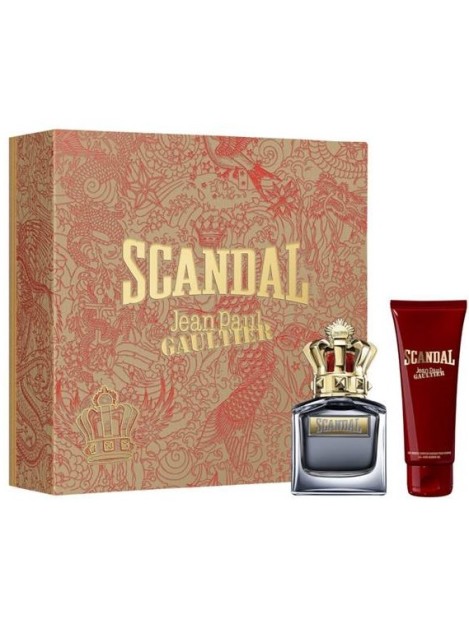 Jean Paul Gaultier Cofanetto Scandal Pour Homme Edt 50Ml + Gel Doccia 75Ml - 2Pz