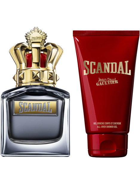 Jean Paul Gaultier Cofanetto Scandal Pour Homme Eau De Toilette Uomo Spray 50 Ml + Scandal Pour Homme Shower Gel 75 Ml