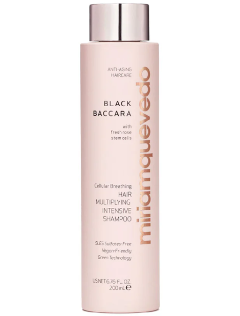 Miriamquevedo Black Baccara Cellular Breathing Hair Multiplying Intensive Shampoo Shampoo Rigenerante Anti-Caduta 200 Ml