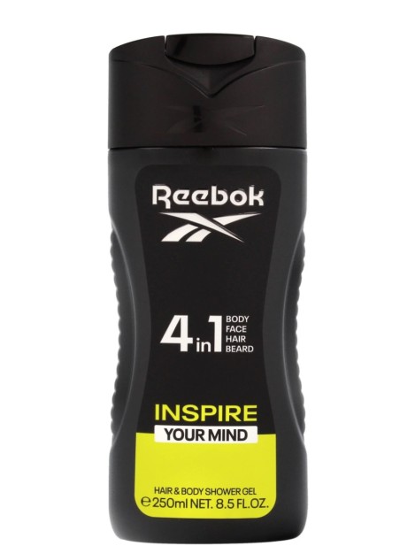 Reebok 4In1 Inspire Your Mind Gel Doccia Per Capelli E Corpo - 250 Ml