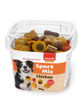 Sanal Sport Mix Al Pollo Bocconcini Snack Per Cani 6 Pz - 100 G
