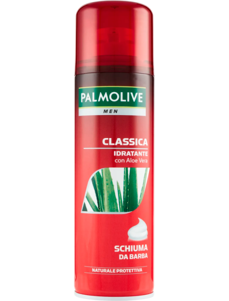 Palmolive Men Schiuma Da Barba Classica Idratante Con Aloe Vera - 300Ml