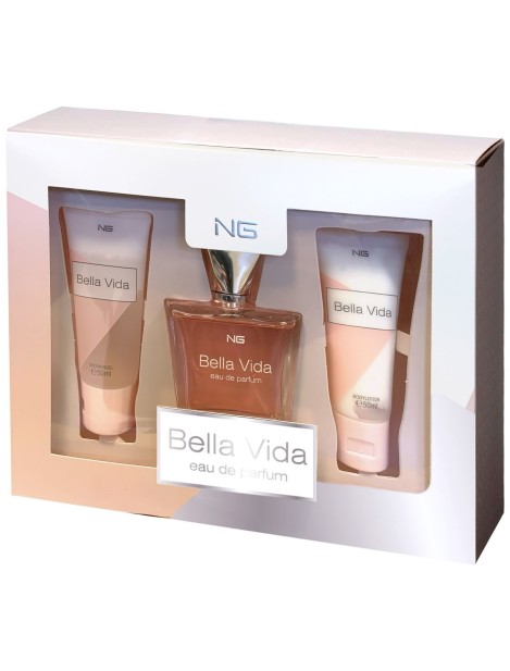 Ng Cofanetto Bella Vida Eau De Parfum Donna 80 Ml + Shower Gel 50 Ml + Body Lotion 50 Ml