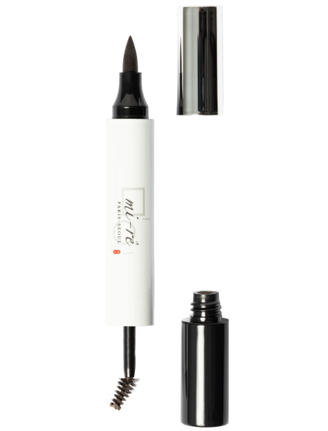 Mi-Rê Brow Plume Perfection Mascara + Pennello Sopracciglia - 02 Brown