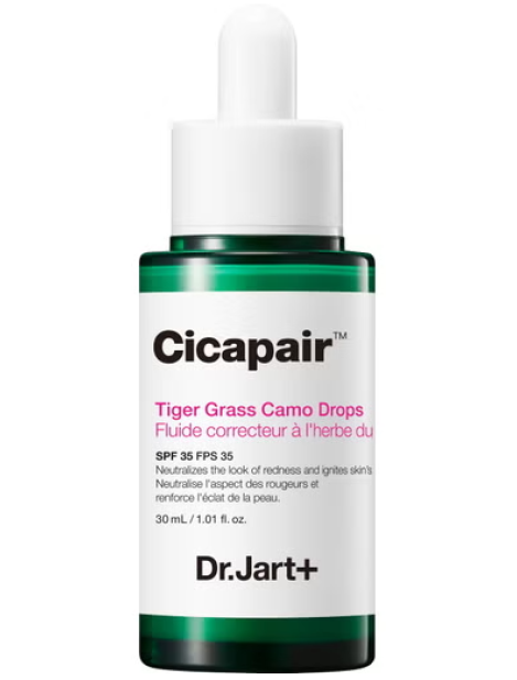 Dr.jart+ Cicapair Tiger Grass Camo Drops Spf 35 Siero Correttivo 30 Ml Dr.jart+ Cicapair Tiger Grass Camo Drops Spf 35 Siero Correttivo 30 Ml