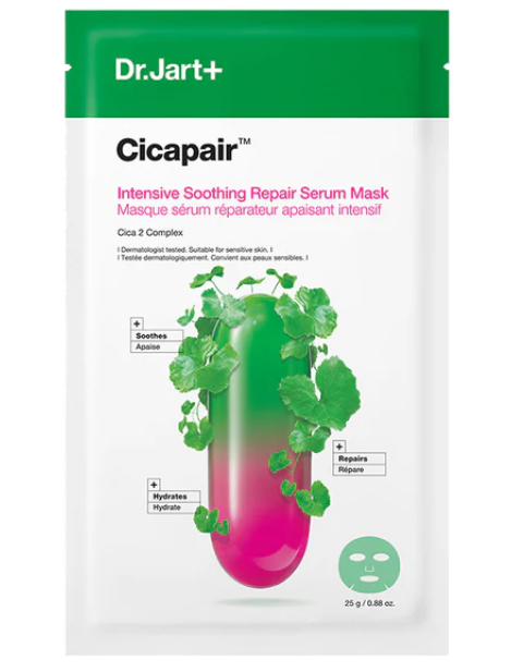 Dr.jart+ Cicapai Intensive Soothing Repair Serum Mask Maschera Lenitiva Viso 25 Gr