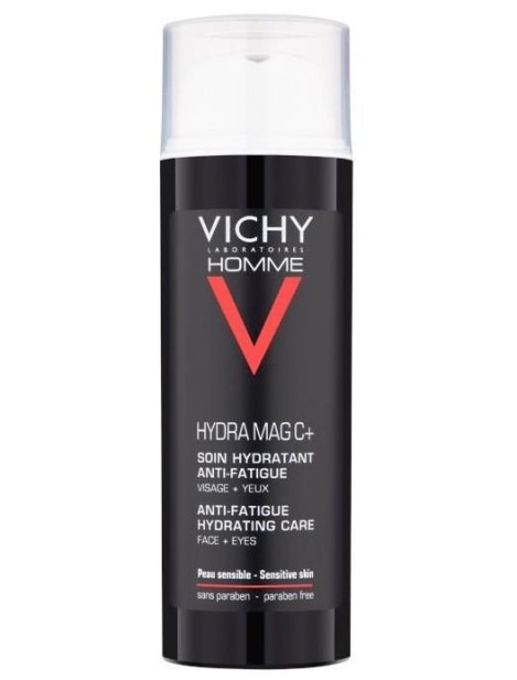 Vichy Homme Hydra Mag C+ Trattamento Idratante Anti-Fatica Viso Occhi 50 Ml