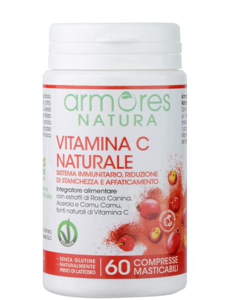 Armores Natura Vitamina C Naturale Integratore Alimentare Difese  Immunitarie 60 Compresse