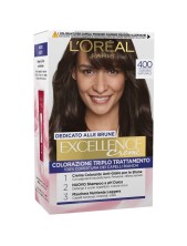 L'oréal Paris Dedicato Alle Brune Excellence Creme Tinta Per Capelli - 400 Castano Naturale