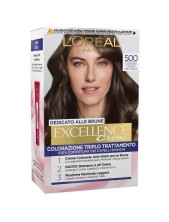 L'oréal Paris Dedicato Alle Brune Excellence Creme Tinta Per Capelli - 500 Castano Chiaro Naturale