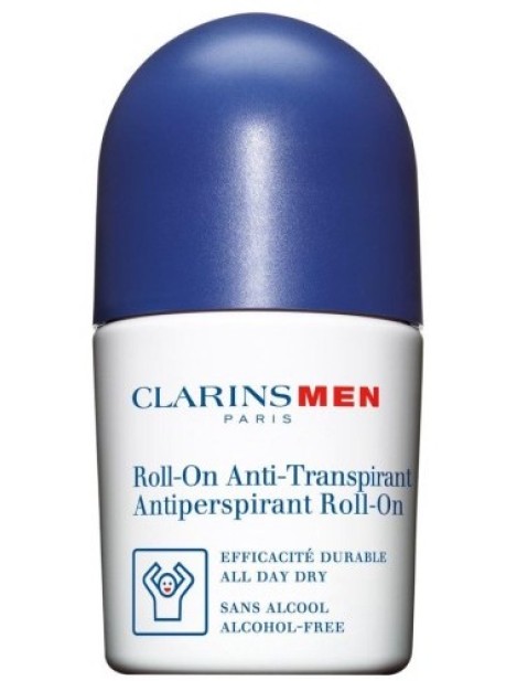 Clarins Men Anti-Transpirant Antiperspirant Roll-On - 50 Ml