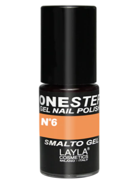 Layla One Step Gel Nail Polish Smalto Semipermanente 5 Ml - N.6 Sunset