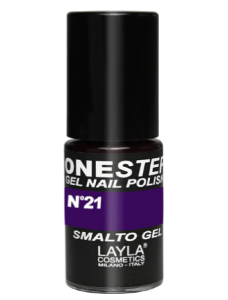 Layla One Step Gel Nail Polish Smalto Semipermanente 5 Ml - N.21 Purple Rain