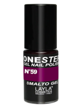 Layla One Step Gel Nail Polish Smalto Semipermanente 5 Ml - N.59 Berry Me