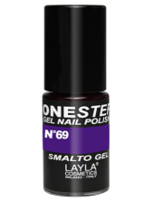 Layla One Step Gel Nail Polish Smalto Semipermanente 5 Ml - N.69 Purple Panic