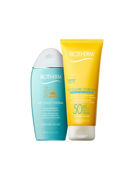 Biotherm Solaire Lait Spf50 200Ml + After 200Ml Gift Set Unisex