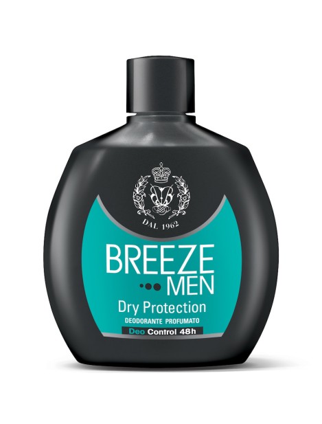 Breeze Men Squeeze Deodorante Profumato - Dry Protection - 100 Ml