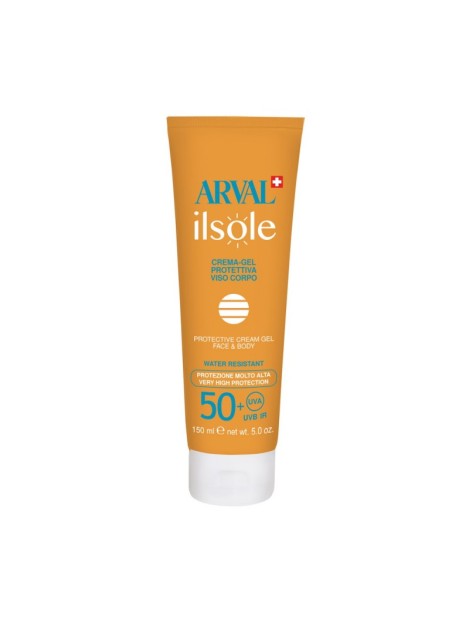 Arval Ilsole Crema Gel Protettiva Viso Corpo Spf50+ 150Ml