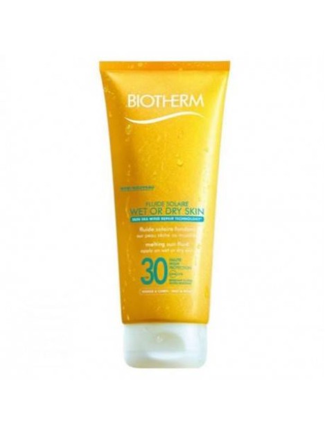 Biotherm Fluide Solaire Wet Or Dry Skin Spf30 200Ml Unisex