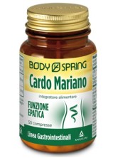 Angelini Body Spring Cardo Mariano Integratore Alimentare Epatica 50 Compresse