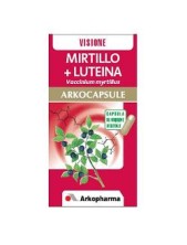 Arkopharma Mirtillo + Luteina Integratore Alimentare Benessere Degli Occhi 45 Arkocapsule