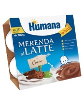 Humana Merenda Latte Cioc 4x100g