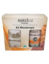 Cabassi & Giuriati Nutriva Funghi Kit Micoterapia Integratore Alimentare Difese Immunitarie 60 Capsule + 60 Compresse