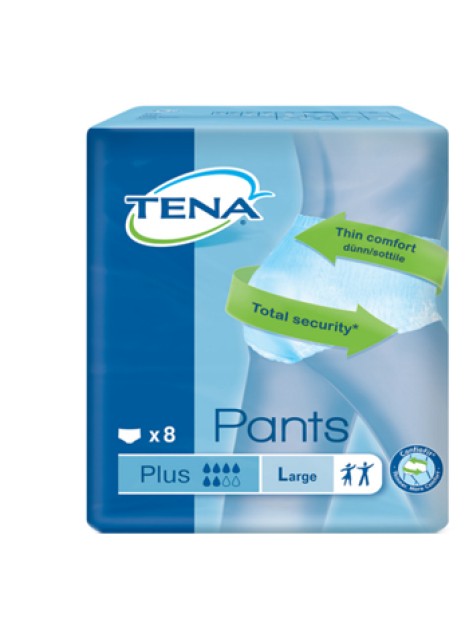 Tena Pannolone Pull-Up Tena Pants Plus Taglia Large 8 Pezzi