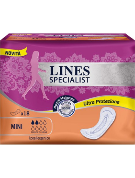 Lines Specialist Pannolone Mini Farma 18 Pezzi