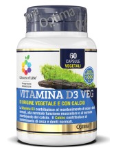 Colours Of Life Vitamina D3 Veg Con Calcio Integratore Alimentare Benessere Di Ossa E Denti E Funzione Muscolare 60 Capsule