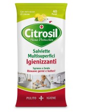 Citrosil Salviette Multisuperfici Igienizzanti Con Vero Succo Di Limone - 40pz