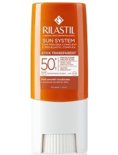 Rilastil Sun System Stick Solare 50+ Trasparente 8,5 Ml